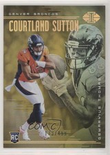 2018 Illusions Trophy Collection Gold /499 Courtland Sutton Demaryius Thomas 4pn