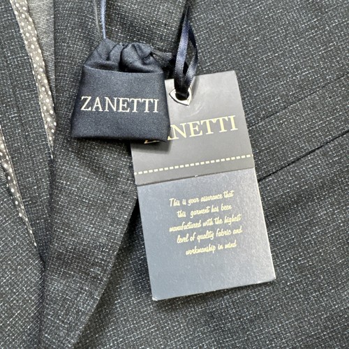 Blazer ZANETTI Unconstructed Hombres XXL 46 Nuevo Verano Viaje Deporte Abrigo Chaqueta $495 - Imagen 2 de 13
