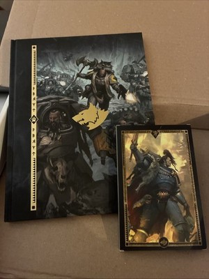 Space Wolves Limited Edition Codex w/ Code + Data Cards - New Warhammer 40k