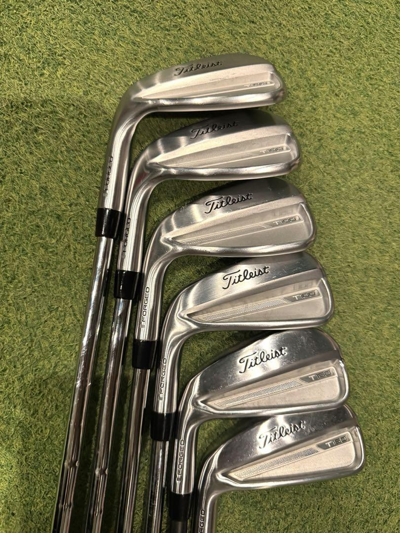 Titleist T150 T100 2023 Iron Set 5-9+Pw Steel Shaft Flex-S