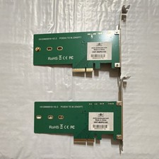 Vantec UGT-M2PC100 PCIe x4 to M.2 NGFF Adapter Card Lot of 2