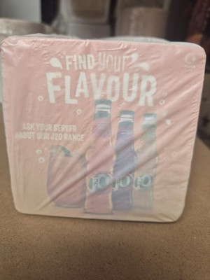 1 Packung (100) J20 Find your FLAVOUR TROPFDECKEL Bierdeckel Brandneu
