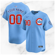 Men's Cubs Custom Name And Number Cool Base Jersey All - Stitched All Colors