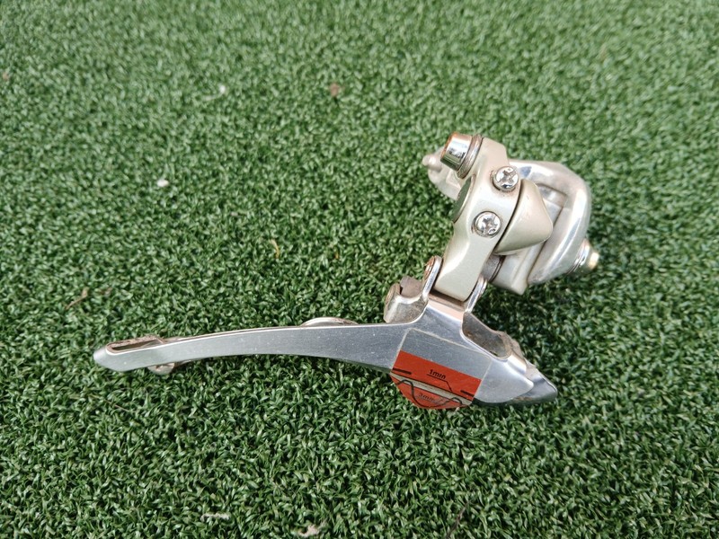 Shimano 106 Front Derailleur  FD-1065 and Frame Clamp SM-AD11 Silver, 31.8