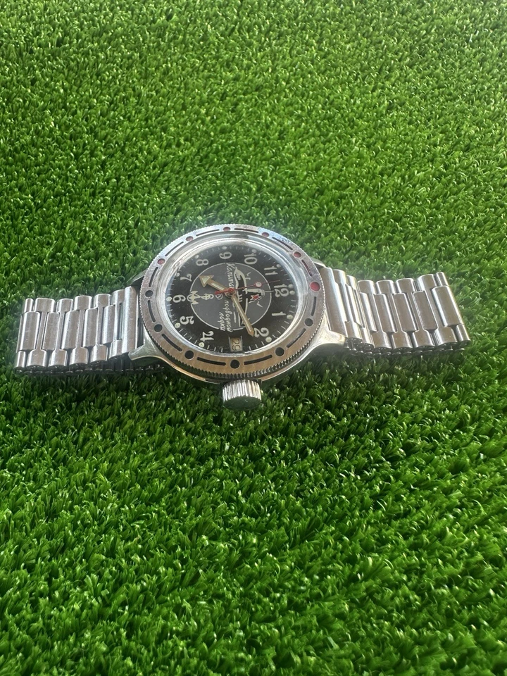 VOSTOK USSR SOVIET KOMANDIRSKIE WATCH Commander Military Submarine automatic  - Image 3 of 4