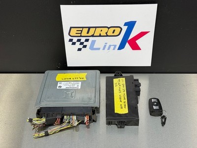 07-13 BMW E90 E92 328i MSV80.1 3.0 DME Cas 3 Engine ECU ECM Ignition Key Set OEM