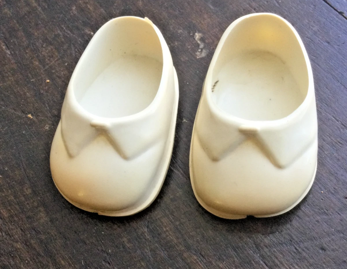 Chaussures en cuir pour poupée ancienne ~ Kestner Jumeau Bru Jne 2 3/4(70 mm) #281 Dolantik - France