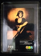 Whitney Houston LIVE in Bangkok Vintage 2004 Thailand SP Refill Card MEGA RARE!!