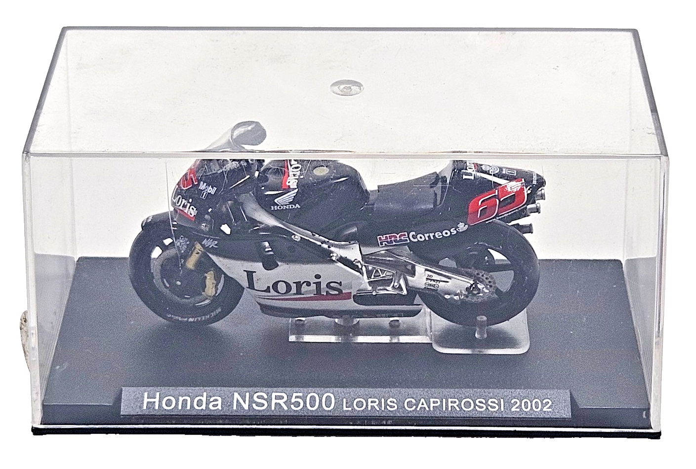 Ixo Models 1/24 Scale IB01 - Honda NSR500 Motorcycle - #65 Loris Capirossi 2002
