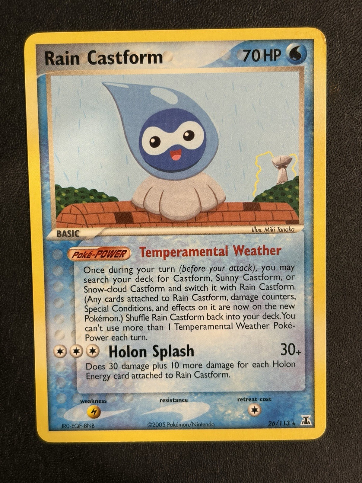 Pokémon Rain Castform 26/113 Delta Species Rare Regular