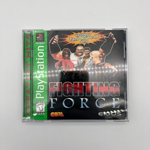 Fighting Force (PlayStation 1, PS1) Excellent CIB Complete w/ Reg Card & Tested