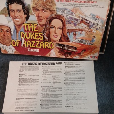 Ideal The Dukes of Hazzard Board Game 1981 2-4 Players MISSING