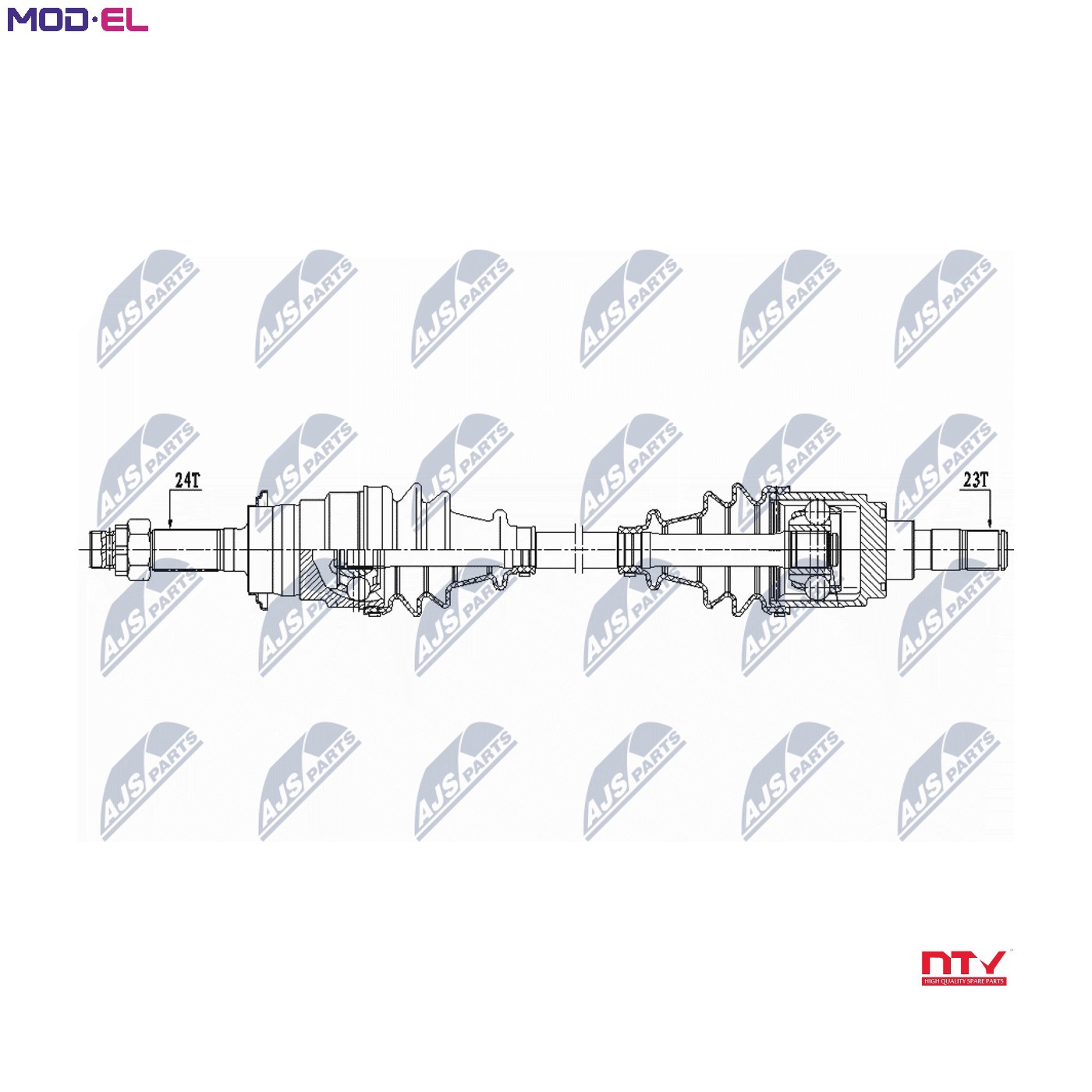 N.T.Y. NPW-DA-001.NTY Drive Shaft for DAIHATSU - Image 9