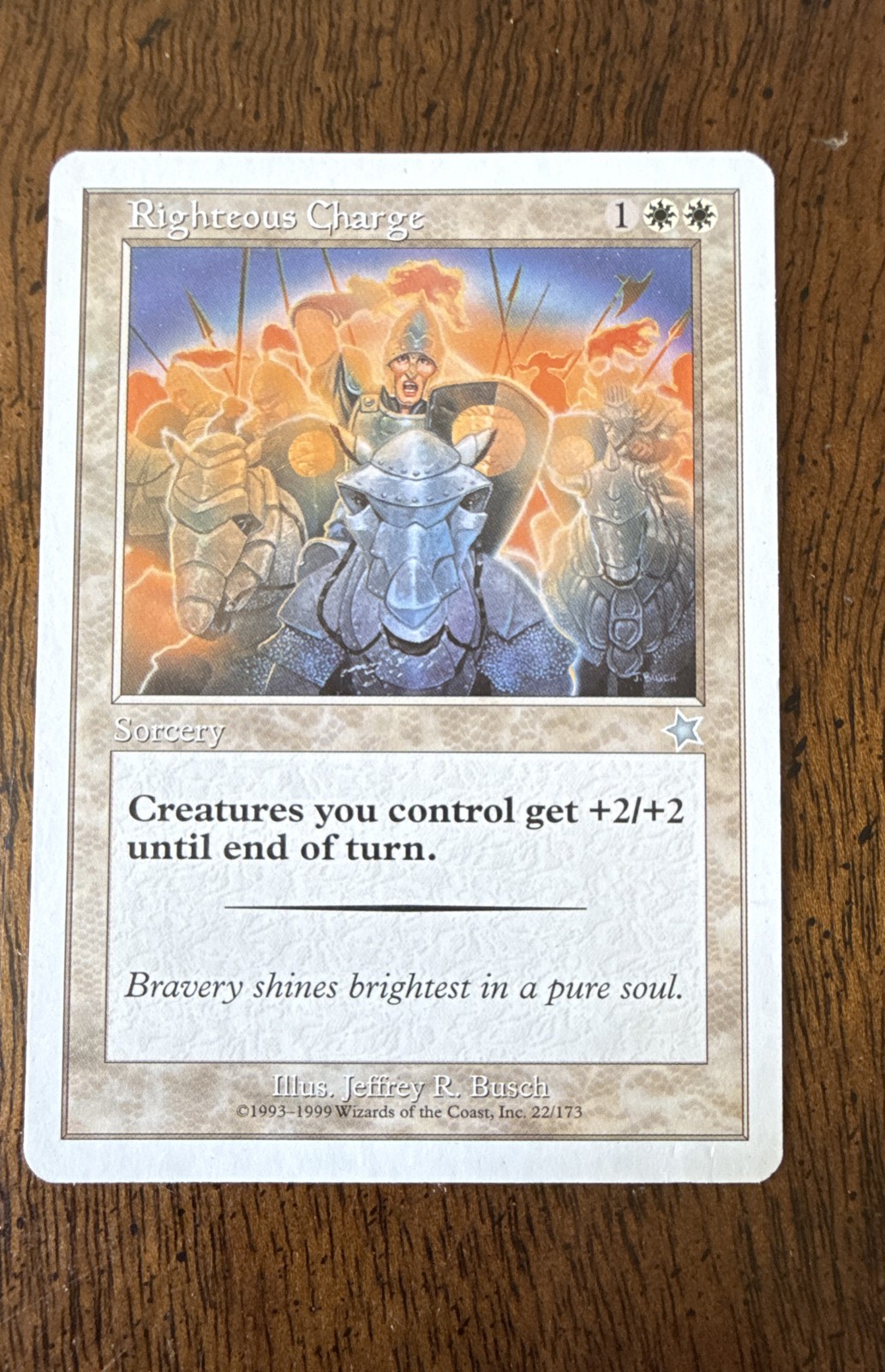 Righteous Charge Starter 1999 Regular Magic The Gathering MTG M/HP