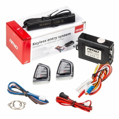 Zentralverriegelungssteuergerät Keyless Entry AMIO PKE 2x Fernbedienung Auto