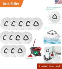 Confezione 12 Testine Scopa in Microfibra Salvaspazio per Pulizia Rapida ed Efficace