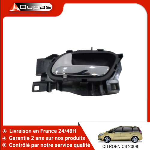 Poignée De Porte Intérieure Arrière Gauche FAST - Compatible CITROËN, FIAT Et Autres