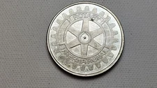 Vintage Rotary International 1 Troy Ounce .999 Silver Round The Four-Way Test