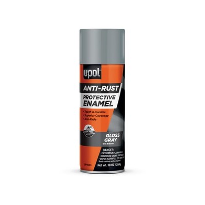 U-POL Anti Rust Protective Enamel 10 Ounce (Pack of 1), Gloss Smoke Gray 