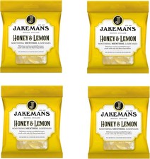 Jakeman's Jakemans Lozenges Honey & Lemon Menthol Pack of 4 Soothing Menthol
