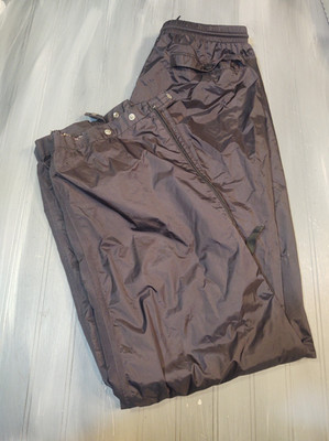 Helly Hansen Windbreaker Rain Pants Black Womens Medium Mesh lined