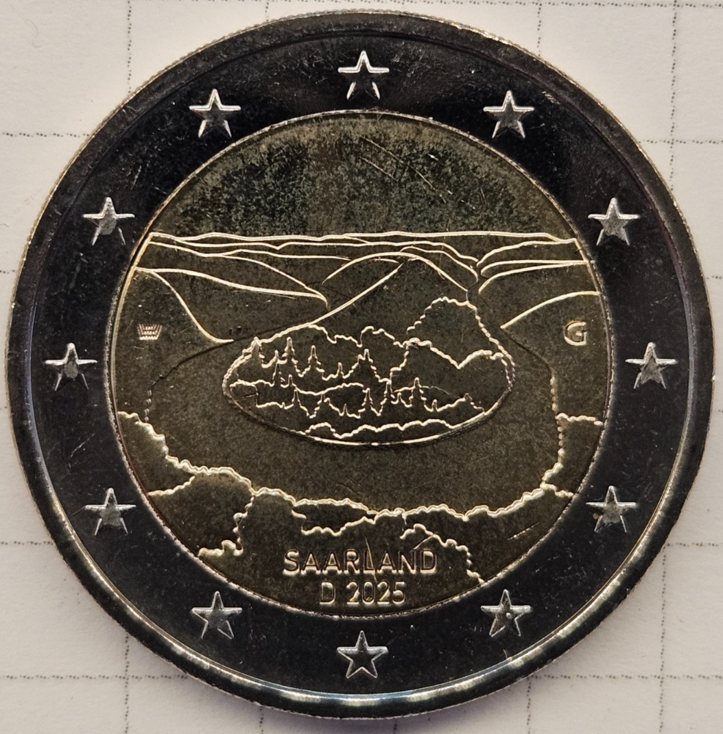 Germany 2 euro coin 2025 
