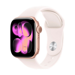 Apple Watch Series 11 2025 GPS 42mm Rose Gold Aluminium Case Sport Band S/M Rosa