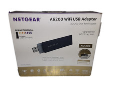 NETGEAR A6200 AC1200 Dualband Gigabit 802.11ac WiFi USB Adapter