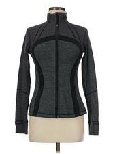 Lululemon Women's Define Jacket Heathered Gray Full Zip Athletic Size 6 Pockets