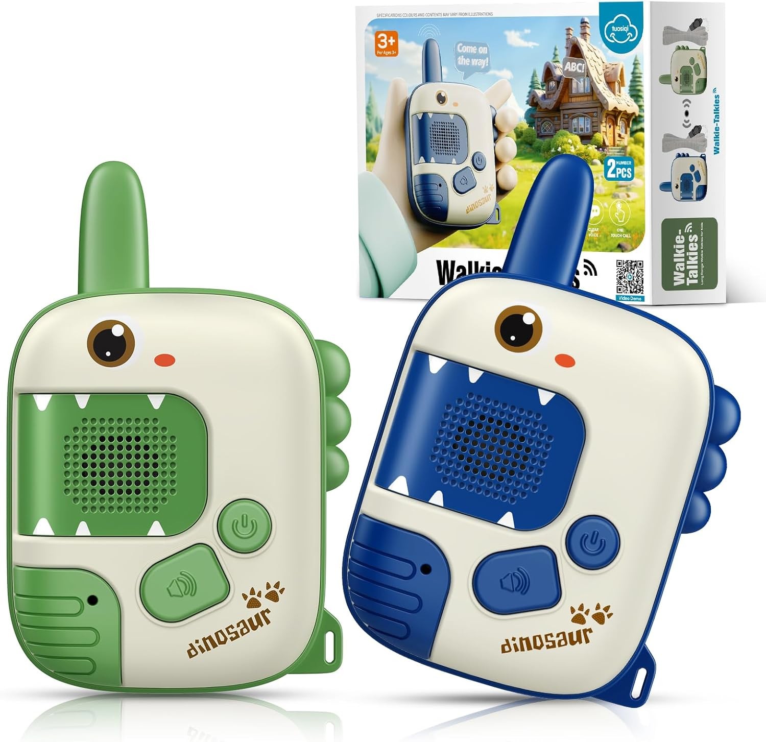 Wootoyz Walkie Talkie Kids, Toys for 3 4 5 6 Year Old Boys Gifts for Boy Age 4-