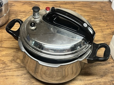 #ad Uniware Vintage Premium Quality Aluminum Pressure Cooker $29.95