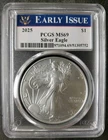 2025 $1 American Silver Eagle Dollar PCGS MS69