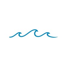 Wave Line Vinyl Decal Ocean Water Silhouette Shape Surfing Sticker Wave Line Vinyl Decal Ocean Water Silhouette Shape Surfing Sticker