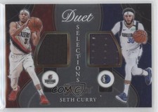 2020-21 Panini Select Duet Selections Memorabilia Seth Curry #DS-SCU nd3