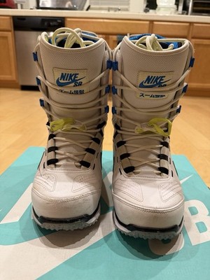 Nike Zoom Kaiju Snowboard Boots 376276 102 Men's Size 7 White | eBay