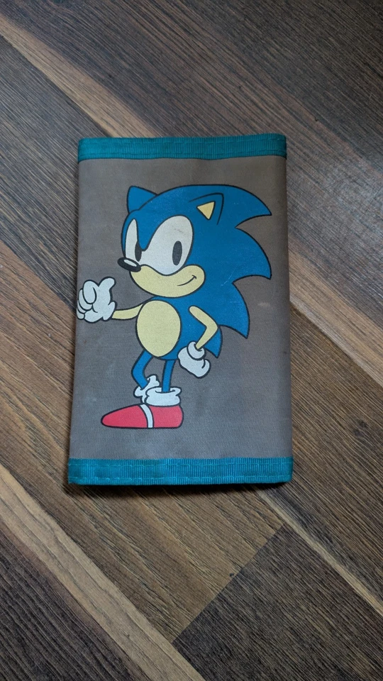 Vintage 1991 90s SEGA ENTERPRISES Sonic Hedgehog Wallet RARE Gaming Collectable - Image 3 of 4