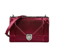 Dior Diorama Top Handle patent leather crossbody bag