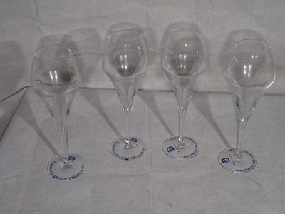 4 Gläser  Champagnergläser Delavenne Pere & Fils Vitrinen Gläser Top Zustand