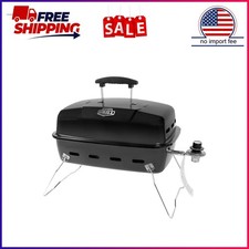 Expert Grill 1-Burner Black Portable Propane Gas 17.5 inch Grill, with Removable