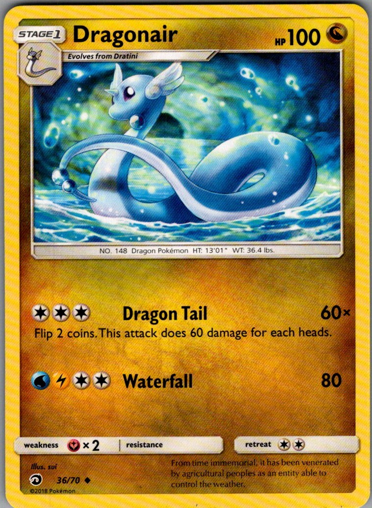 Dragonair Uncommon Dragon Majesty 36/70 NM