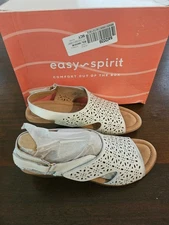 Easy Spirit Calix Women's Comfort Sandal White Size 9M New in box