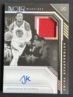 Jonathan Kuminga 2022-23 Panini Noir Autographed Prime Patch Auto #APB-JKU