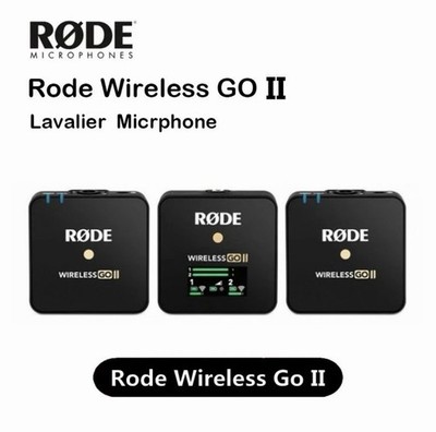 Rode Wireless Go II Wireless Lavalier Microphone Dual-Channel Studio Mic 200m 