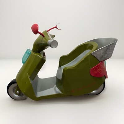 Pleasant Company American Girl Doll Jess's Motor Scooter Green Scooter 18  Doll