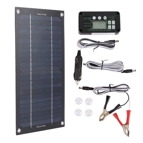 Solar Panel Kit 12 V600W 100A MPPT Battery Charger Controller for Boat RV Car
