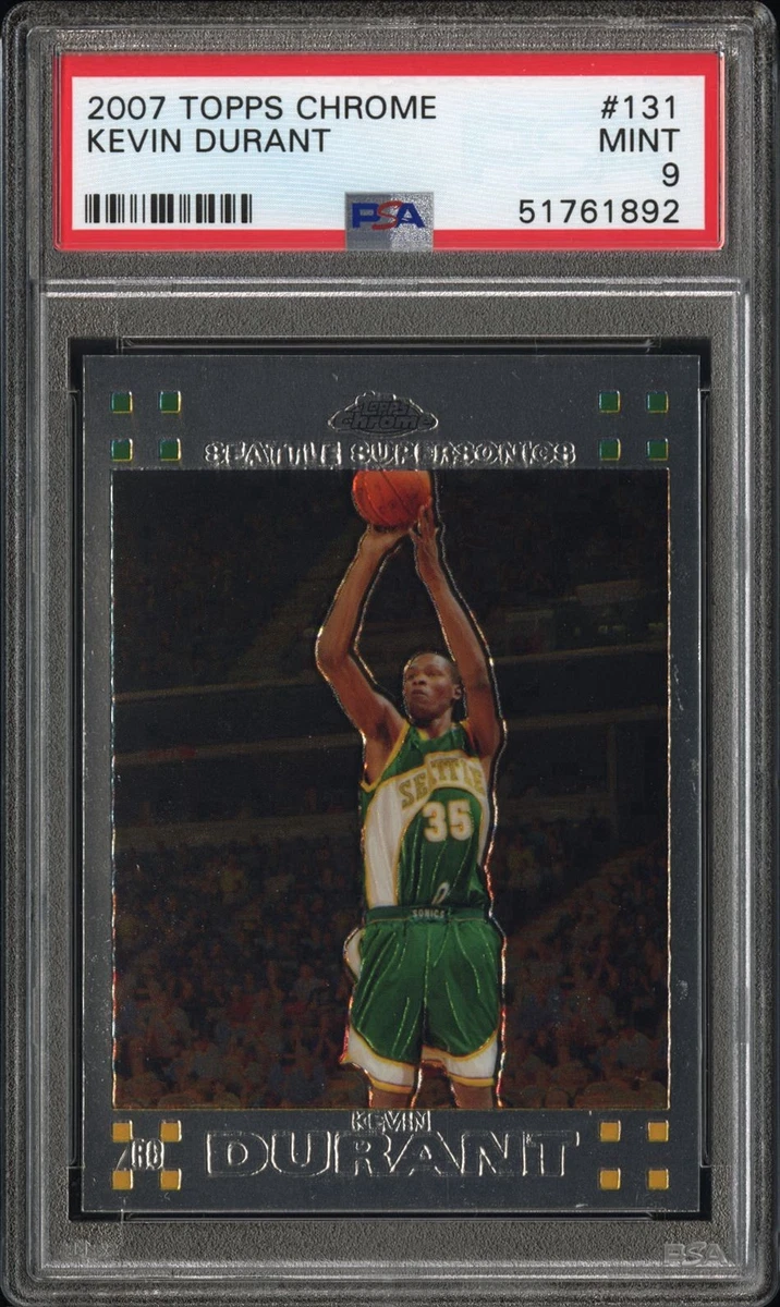 Kevin Durant Professional Sports Authenticator (PSA) Basketball