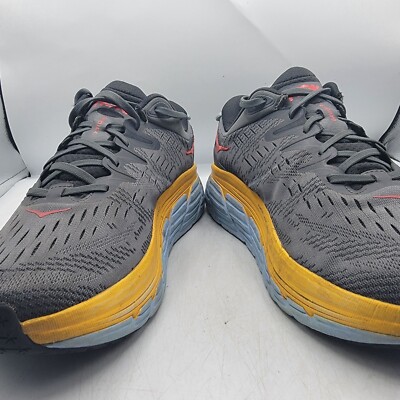 Hoka One One Gaviota 4 Mens 11 D Gray Running Training Shoes  display picture 2