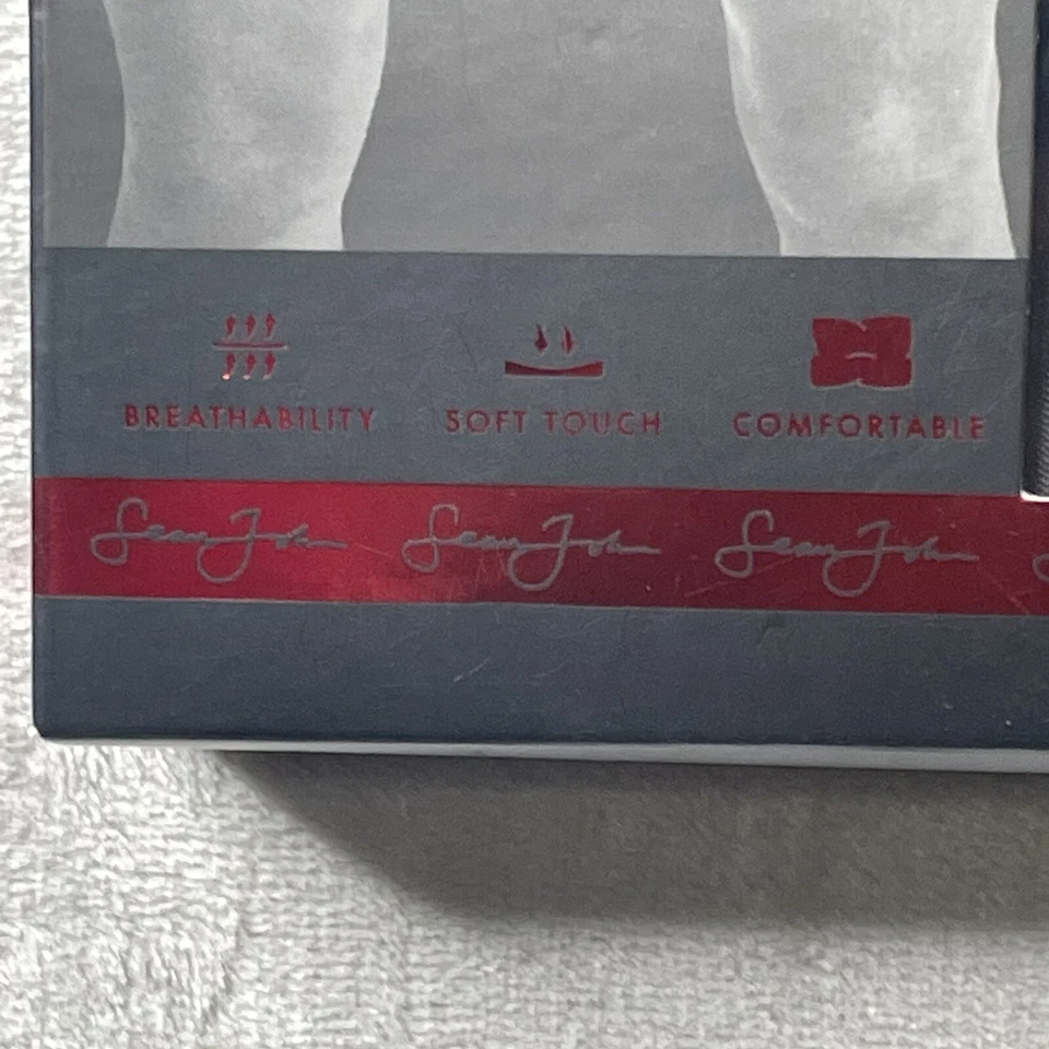 Calzoncillos boxer talla 3XL Sean John rojos negros Dri-Fusion Tech elásticos Foto 4 de 4