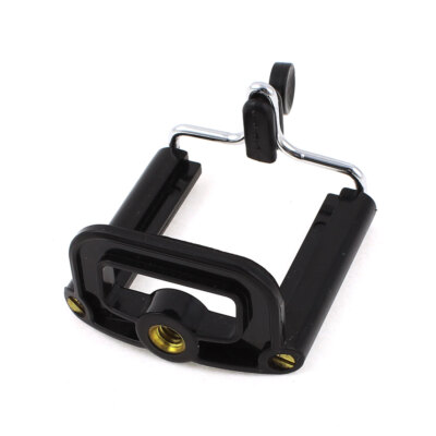 Schwarz drehbar Universal Bracket Adapter Stativ mountiert Halter für Handy
