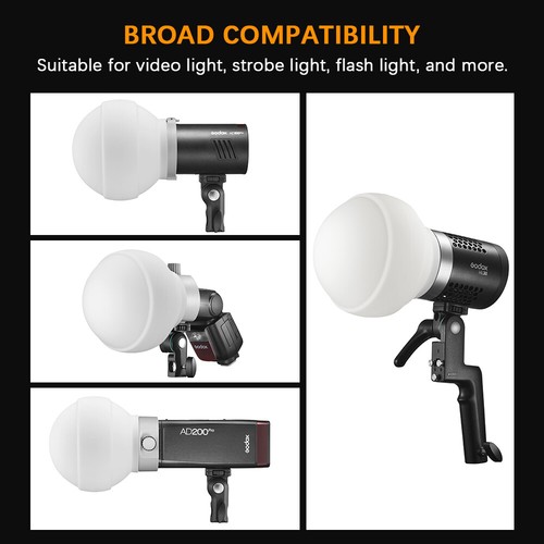 US Godox ML-CD15 Kit domo difusor plegable Fr ML30 V1 V860III AD200 AD400PRO - Imagen 7 de 12